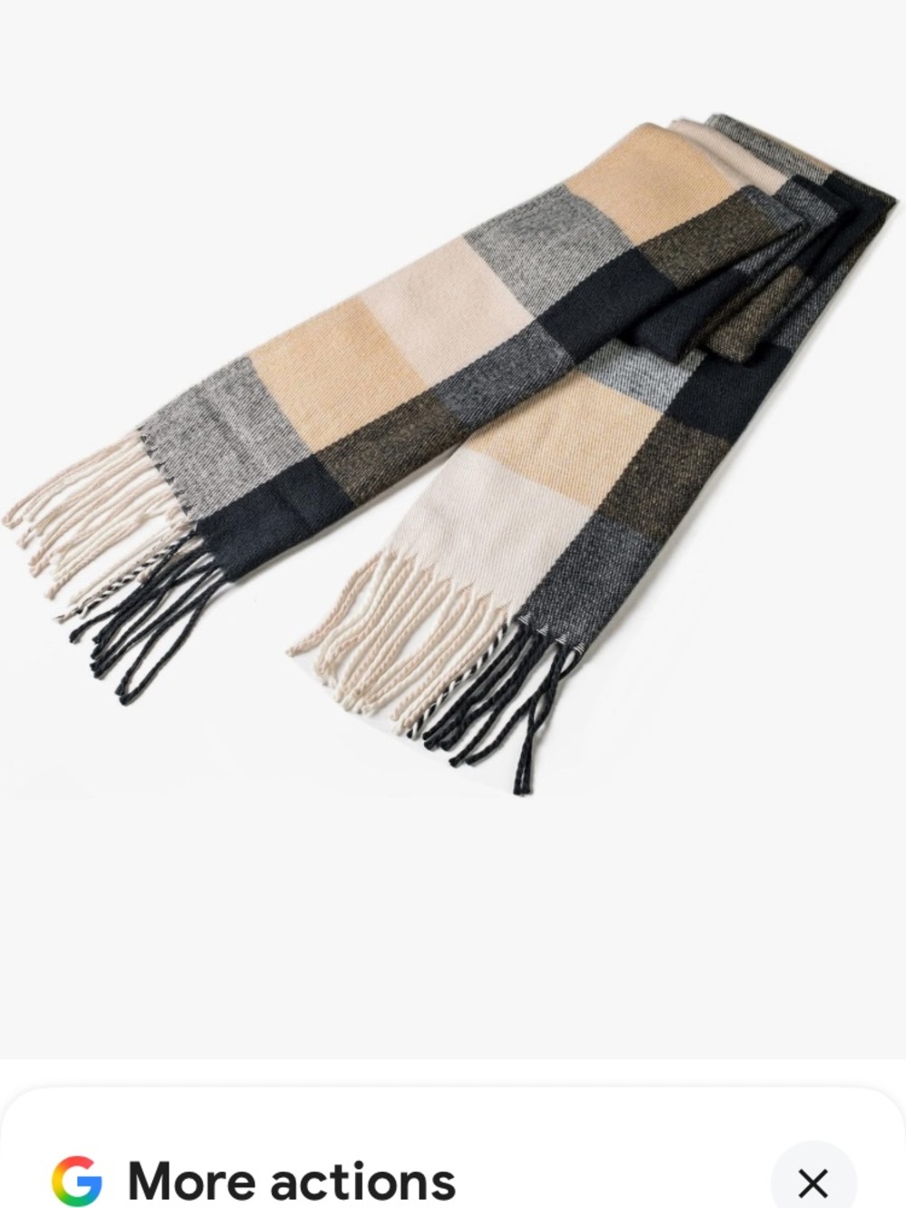 Alpine Swiss Men’s Plaid Scarf